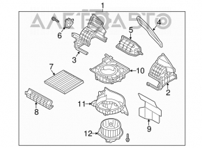 Печка в сборе Hyundai Veloster 12-17