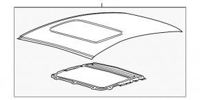 Крыша металл Ford Fusion mk5 13-20 под люк