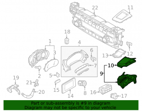 Проекция на лобовое Mazda CX-9 16-17