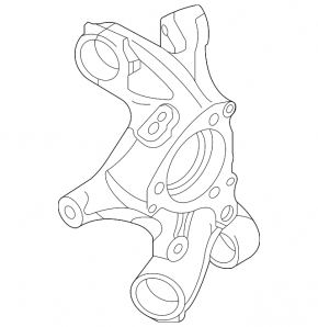 Цапфа задняя левая Volkswagen ID.4 23-26