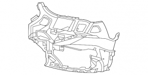 Кронштейн ПТФ левый BMW X1 F48 20-22