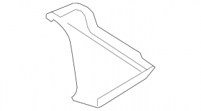 Capac stergator stanga plastic BMW 5 F10 11-16 nou original