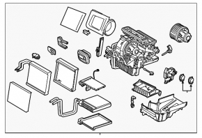 Печка в сборе Ford Escape MK3 13-16 дорест однозонная