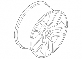 Диск колесный R19 Ford Mustang mk6 15-23 тип 3, бордюрка