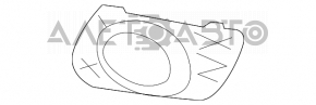 Cadru grilă stânga pentru faruri de ceață Mercedes W164 ML