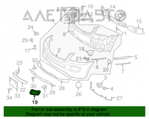 Cadru grilă stânga pentru faruri de ceață Mercedes W164 ML