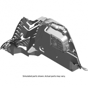 Ornamente arc stânga pentru Buick Encore 17-22 negru