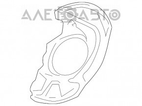 Кожух тормозного диска передний правый Lexus RX330 RX330 RX300 RX330 RX350 RX400h 04-09