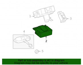 TIRE PRESSURE RECEIVER Lexus LS460 LS600h 07-10
