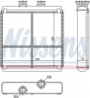 Радиатор отопителя печки Mercedes W212 10-16