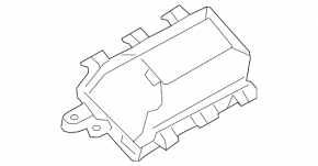 Подушка безопасности airbag пассажирская в торпеде Mazda CX-9 16-23
