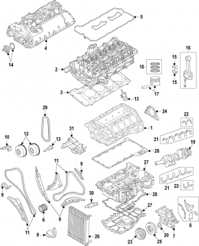 Supapa electromagnetica BMW 3 F30 12-18 2.0T noua originala