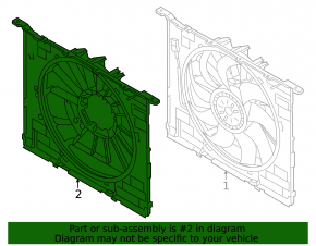 Difuzor radiator BMW 7 G70 23-25 I5