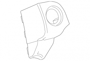 Накладка кнопки start-stop Buick Encore 17-22 черный глянец