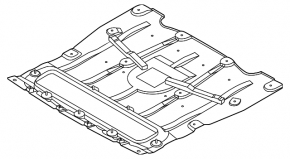 Защита двигателя BMW X5 G05 19-26 M, S63, S68