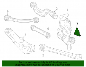 Capac punte spate dreapta Chevrolet Equinox EV 24-26
