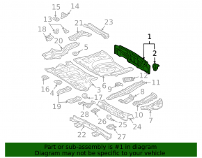Задняя панель Lexus RX300 RX330 RX350 RX400 04-09