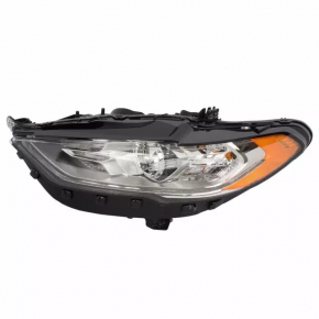 Фара передняя левая в сборе Ford Fusion mk5 17-20 галоген, с DRL