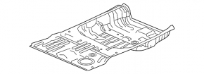 Корыто багажника Honda CRV 17-22