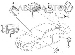 Усилитель аудио Chrysler 300 11-14