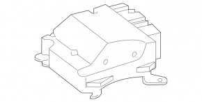 Модуль srs airbag компьютер подушек безопасности Mercedes C-class W205 15-18