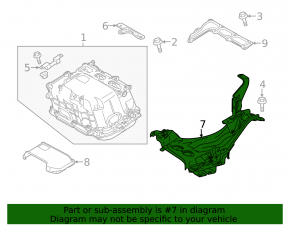 Крепление инвертора Toyota Prius 30 10-15