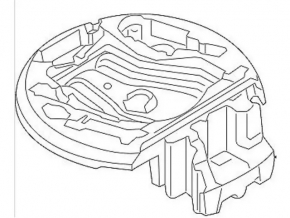 Пенопласт под инструмент Audi A6 C7 12-18