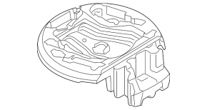 Пенопласт под инструмент Audi A6 C7 12-18