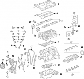 Коленвал Chevrolet Trax 15-22 стандарт
