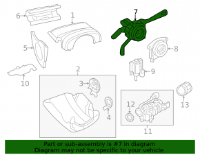 Подрулевой переключатель гитара VW Beetle 12-19 тип 2