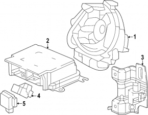 Modul computer airbag Honda HR-V 23-25 SRS