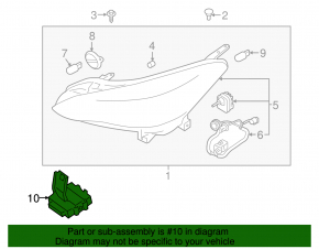 Блок розжига LED Subaru Impreza 17-19 GK