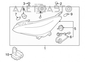 Блок розжига LED Subaru Impreza 17-19 GK