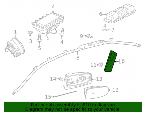 Airbag scaun pasager Mercedes H247 GLA 20-26