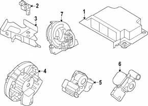 Modul calculator airbag SRS Mazda CX-90 24-26