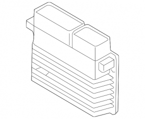 Blocul ECU al calculatorului motorului VW Passat b7 12-15 SUA motor diesel