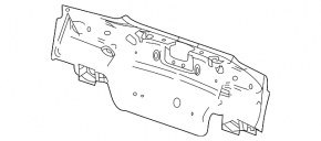 Задняя панель Chevrolet Malibu 13-15