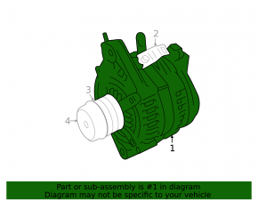 Генератор Lexus IS250 IS300 IS350 06-13 повреждение водой