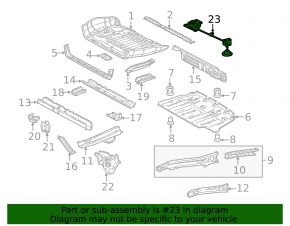 Крепление запаски Toyota Sienna 11-20