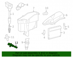 Датчик положения коленвала Lexus NX200t NX300 15-21 2.0T