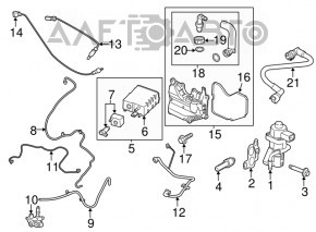 Лямбда-зонд первый Ford Transit Connect MK2 13-18 2.5