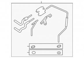 Поворотный клапан системы охлаждения АКПП Ford Fusion mk5 17-20 1.5т