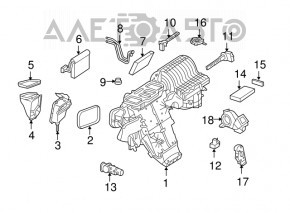 Печка в сборе Mercedes X164 GL