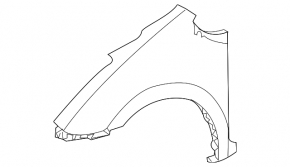 Крыло переднее левое Toyota Prius 20 04-06