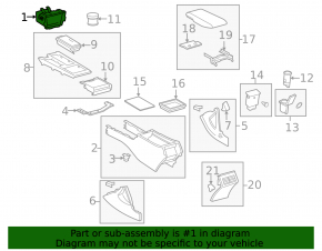 Бокс карман передней панели Toyota Camry v40