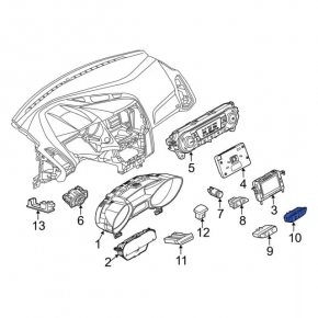 Подрулевой переключатель левый Ford C-max MK2 13-18