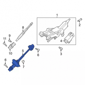 Рулевой карданчик Ford Mustang mk6 15-23