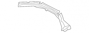 Накладка распорки передних стаканов центральная Audi A6 C7 16-18