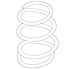 Пружина задняя левая Nissan Rogue 14-20 жесткость 3 роз