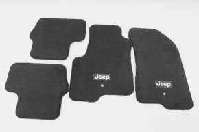 Коврик салона ткань передний левый Jeep Compass 11-16 беж, надрыв, под химчистку